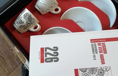 dettaglio tazzine Trismoka Collection